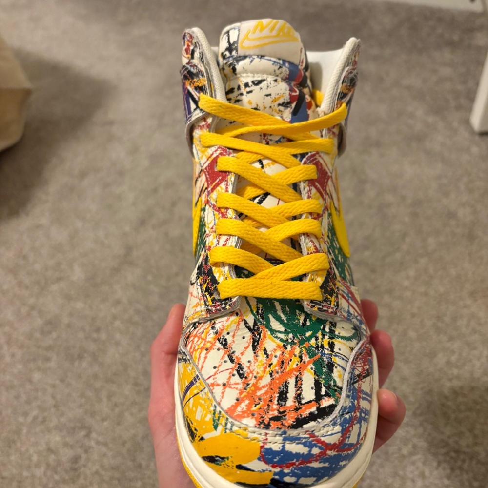 Nike Dunk Hi Premium QS GS “Scribble” 7Y - Picture 2 of 4